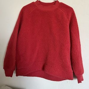 sherpa sweatshirt